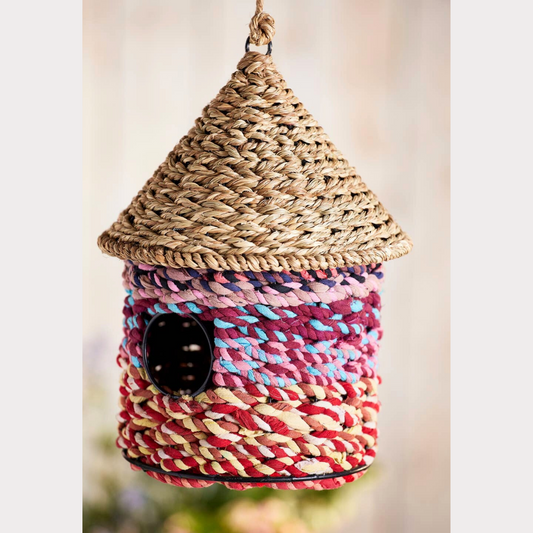 Recycled Sari Birdhouse