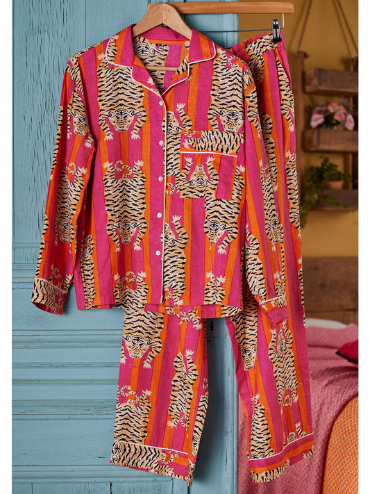 Wild Rest Tiger Pyjamas