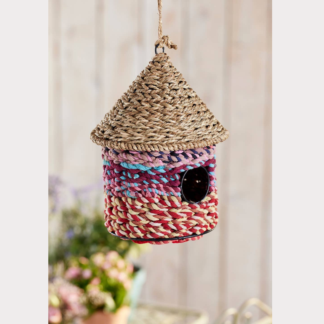 Recycled Sari Birdhouse